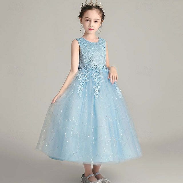 Girls' Dress Princess Girl Flower Kid's