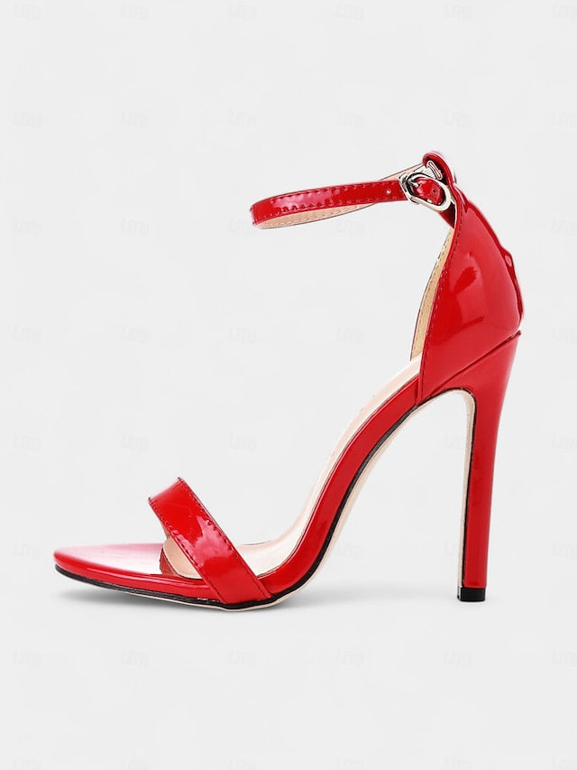 Wedding Women Sandals Heel – Stiletto for Metallic Sleek