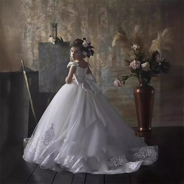 Girls' Flower Princess Dress Girl Kid's