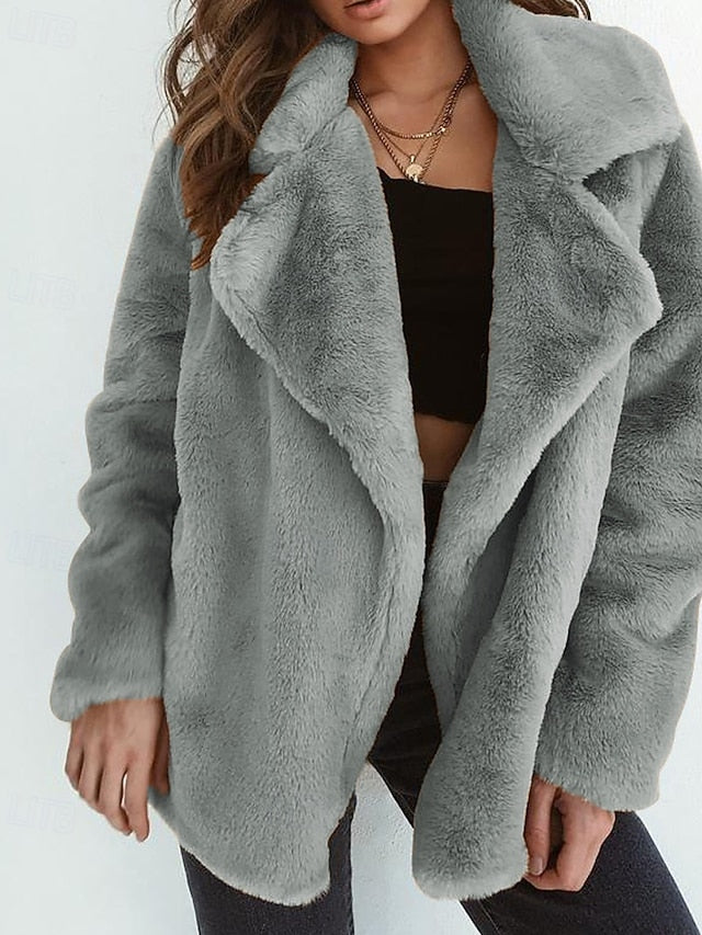 Furs Warm Faux Comfortable Women's Coat Fur Teddy