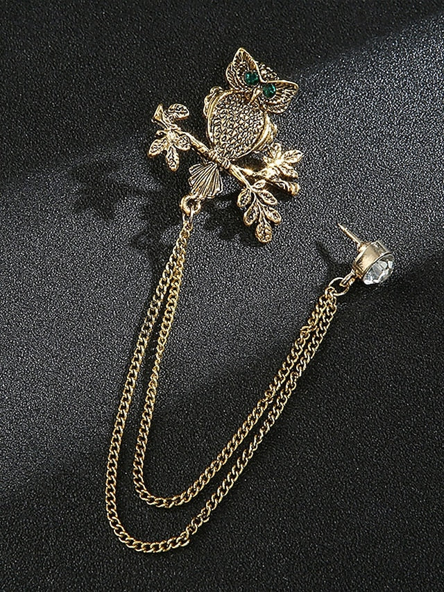 Pin Brooch Lapel with Deer Men's Christmas