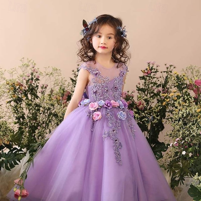 Princess Dress Flower Girl Kid's Girls'