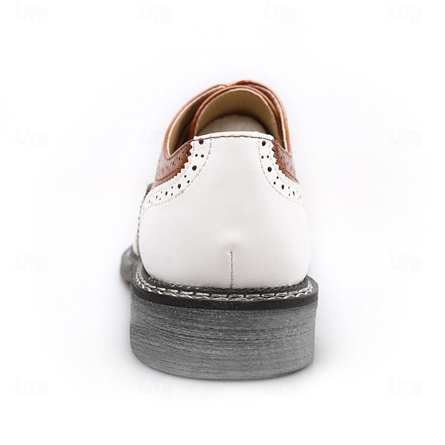 in Gatsby-Inspired Men's Oxford Shoes Spectator Wingtip