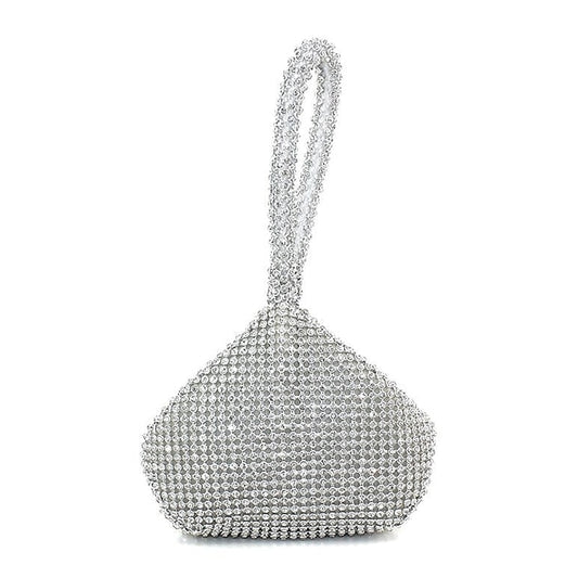 Bag Women's Crystal - Rhinestone Evening Elegant Silver