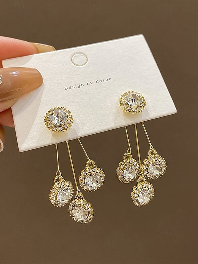 Women Crystal – Elegant Sparkling for Dangle Earrings