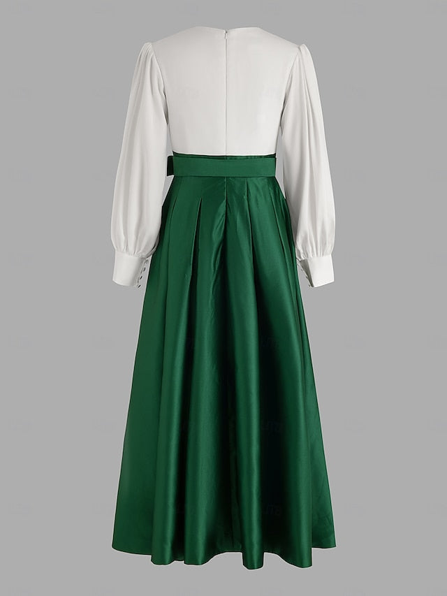 Guest Evening Dress High Formal Floor Split Gown A-Line Wedding