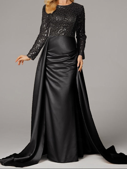 Elegant Floor Carnival Dress Gown Mermaid Evening Masquerade