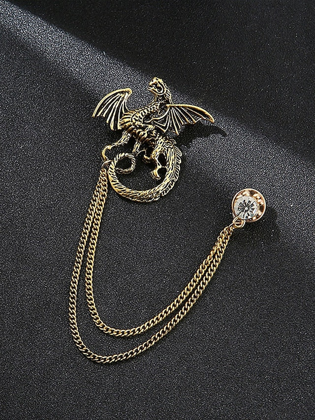 Pin Brooch Lapel with Deer Men's Christmas