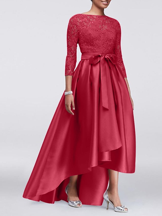 Size Elegant Bride Guest Mother Plus Dress the Wedding of A-Line