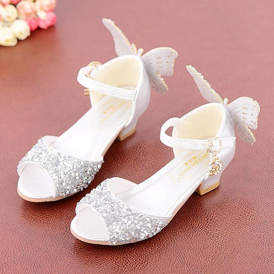 – Sparkly Shoes Butterfly Girls' Glittery Princess