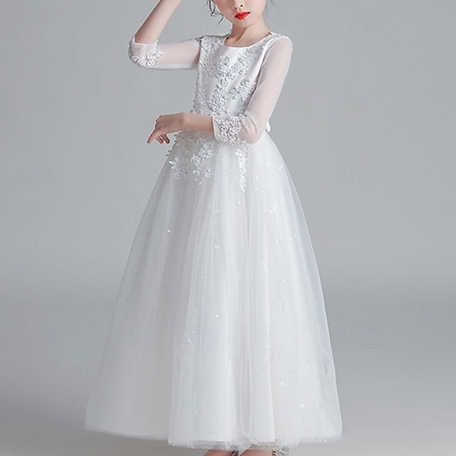 Flower Girl Girls' Kid's Princess Dress