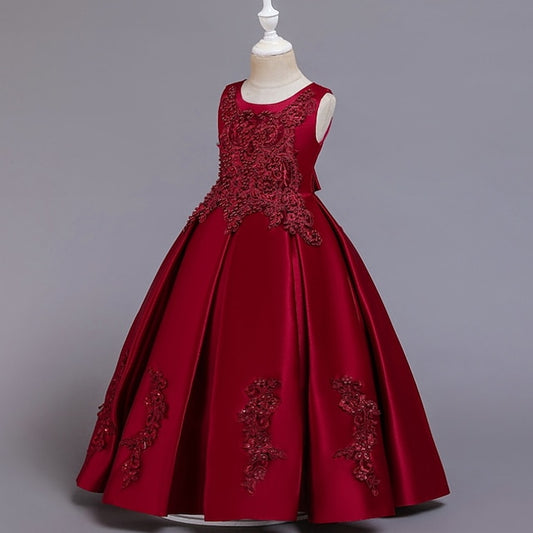 Wedding Girls' Girl Dress Flower Party