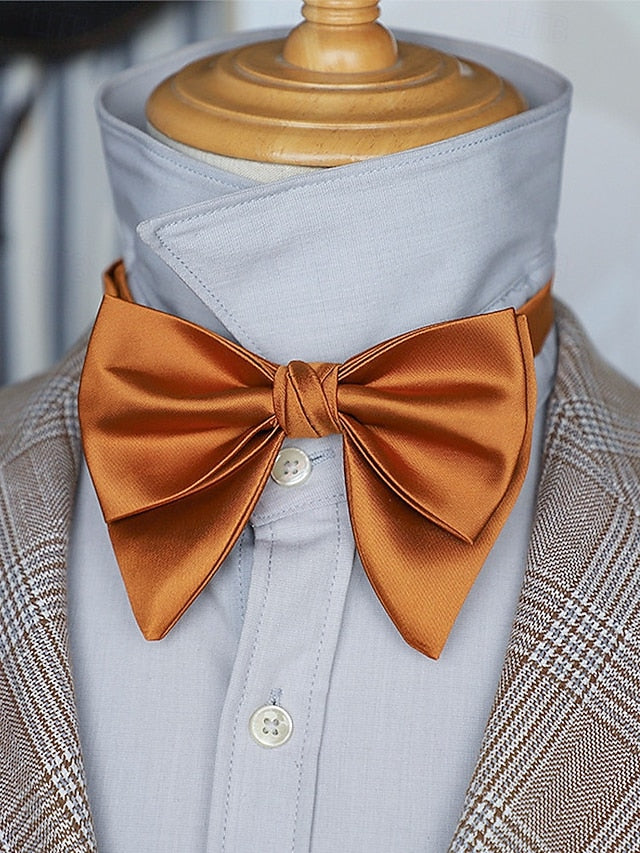 Satin Multiple Bow in Tie Colors Men's