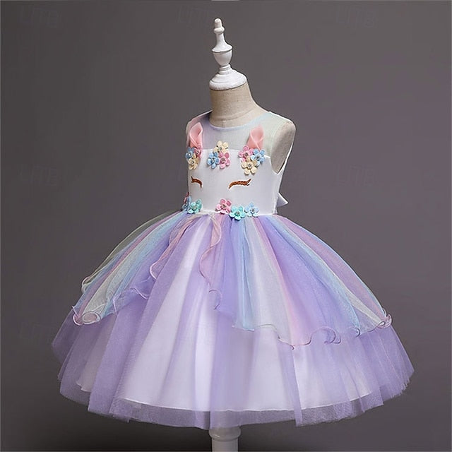 Kid's Girls' Girl Dress Flower Princess