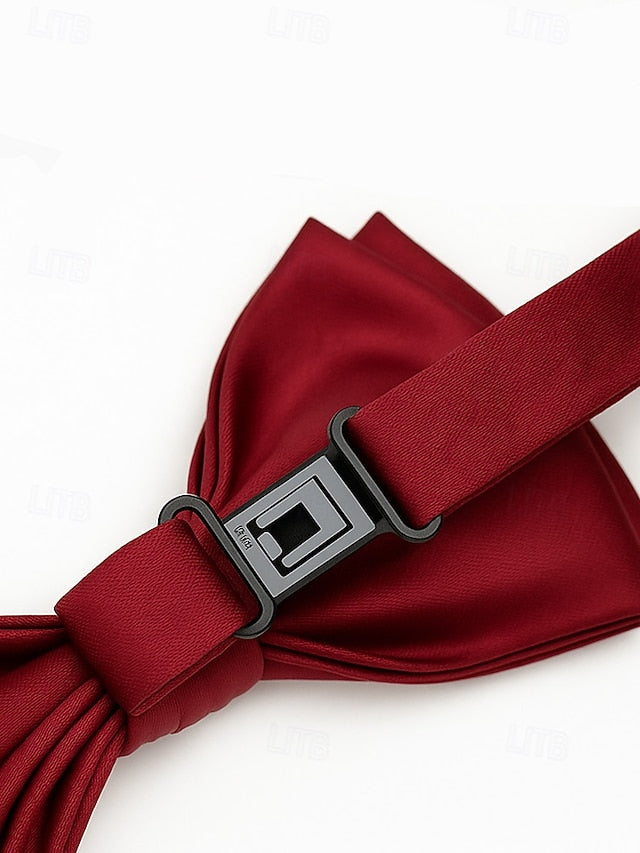 Tie Christmas Red Bow Men's –