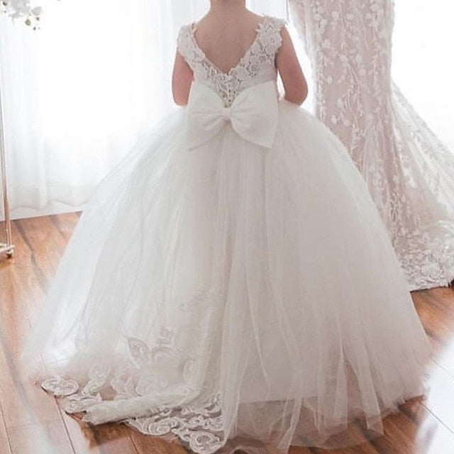 Girls' First Girl Flower Party Communion Dress