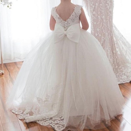 Girls' First Girl Flower Party Communion Dress