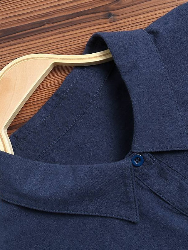 Women's Maxi long Dress Faux Cotton Linen Dresses White