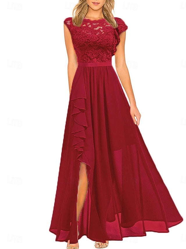 Bride Elegant Guest Casual Jewel Wedding of the Mother Dress