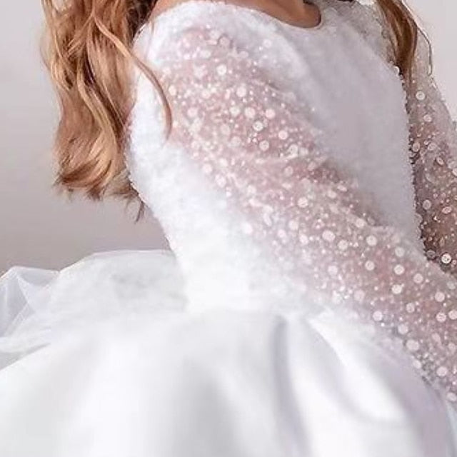 Dress Girls' Communion Girl Flower First