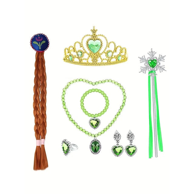 Dress Girl Theme Princess Frozen Fairytale Flower Party Anna