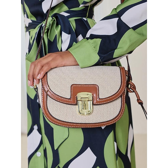 – Bag Trim Vintage Women's Crossbody Leather Small