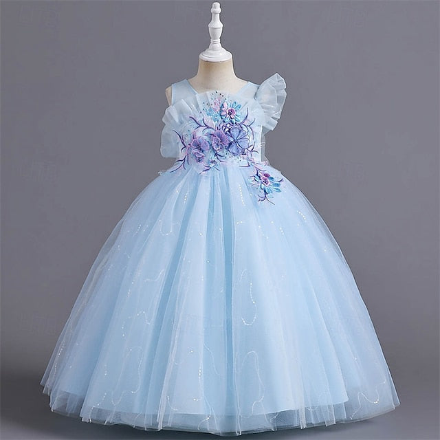 Girl Flower Dress Kid's Princess Girls'