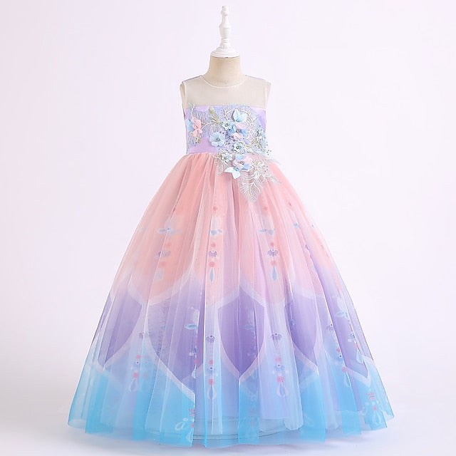 Flower Kids Dress Party Girls' Girl