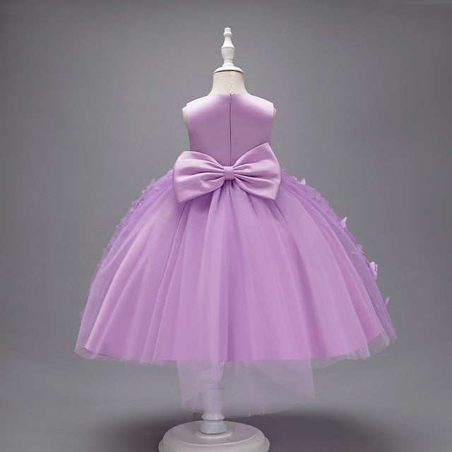 Girl Kids Dress Flower Party Butterfly Girls'