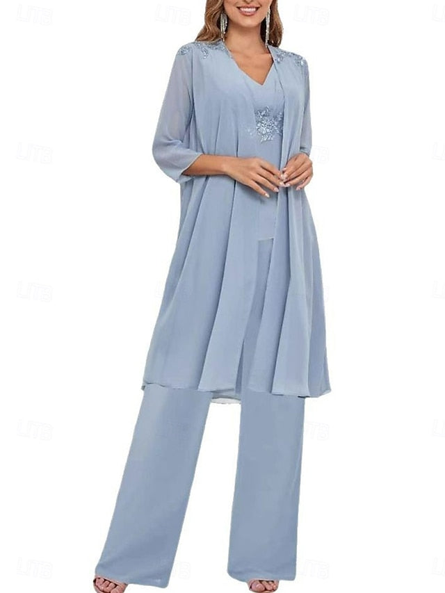 Guest Dress Wedding the Bride 3 Elegant Piece V of Mother Simple