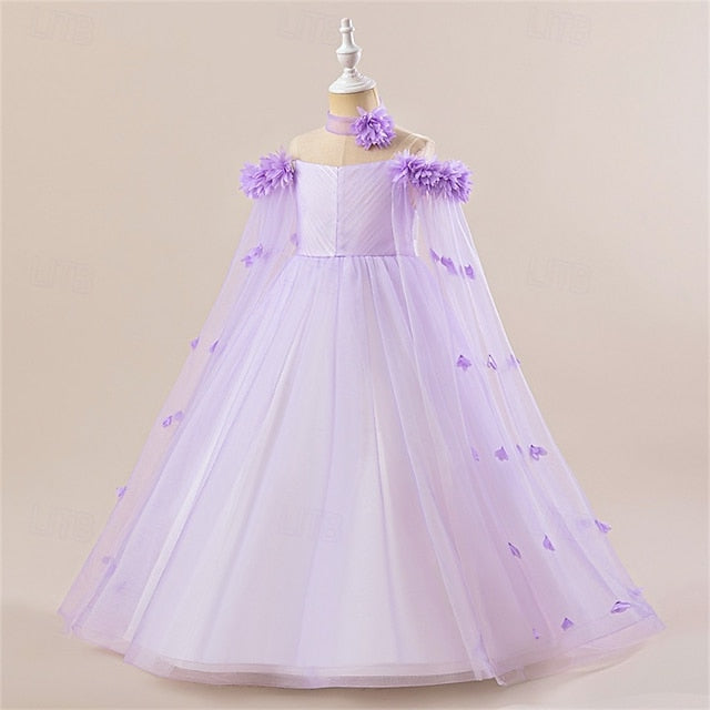 Girls' Flower Girl Dress Kid's Princess
