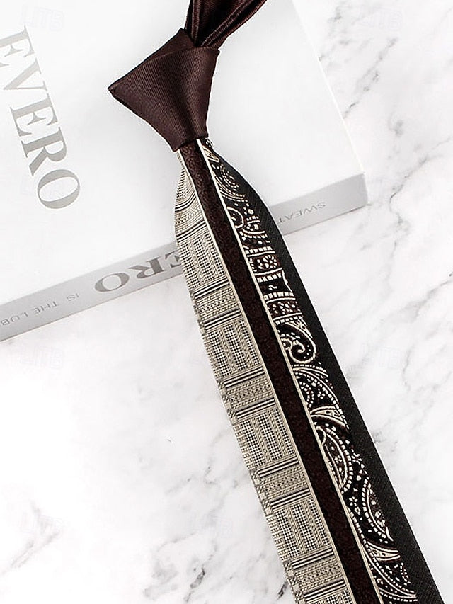 Polyester Pattern with Necktie Classic Men's