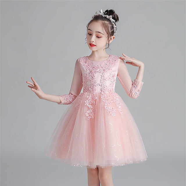 Dress Girl Princess Girls' Flower Kid's
