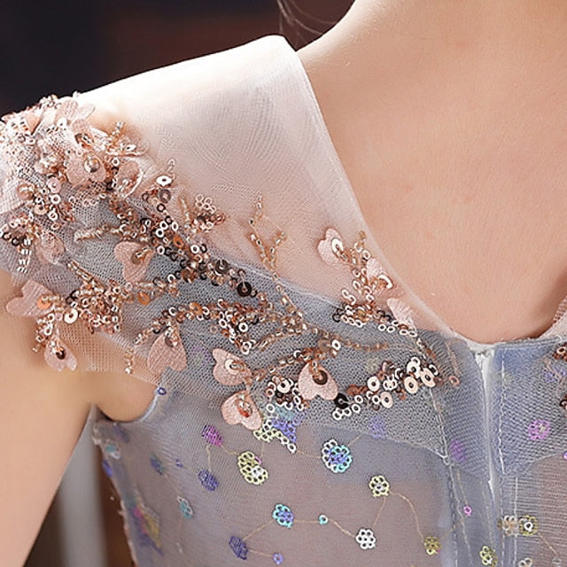 Kids Sequin Party Dress Girls' Girl Short Flower