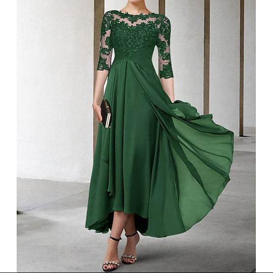 the Plus Mother Bride Wedding Guest of Dress A-Line Size Elegant