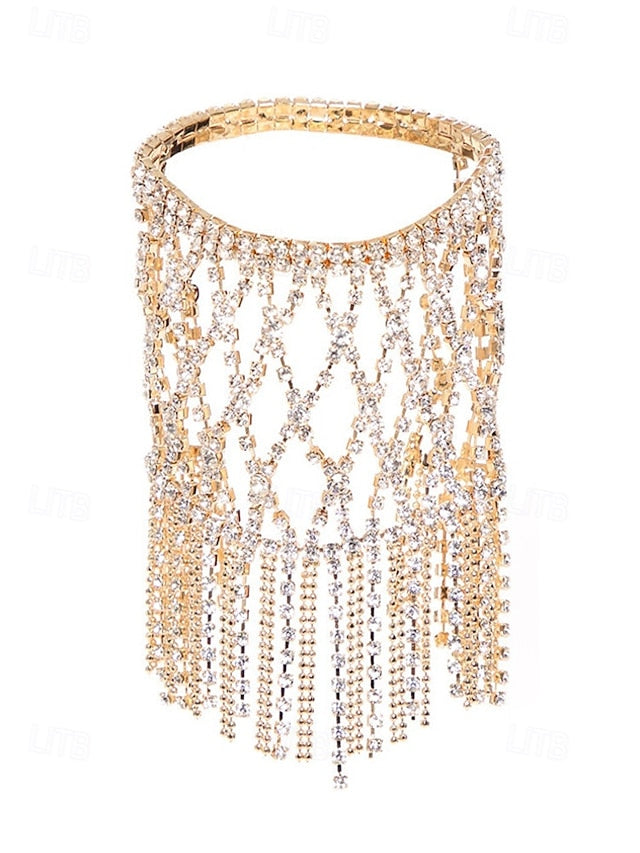 Bracelet – Crystal Hand Women's Rhinestone Luxury Chain