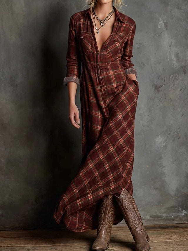 Women's Maxi Dress Sheath Dress Work Dresses Fit And Flare