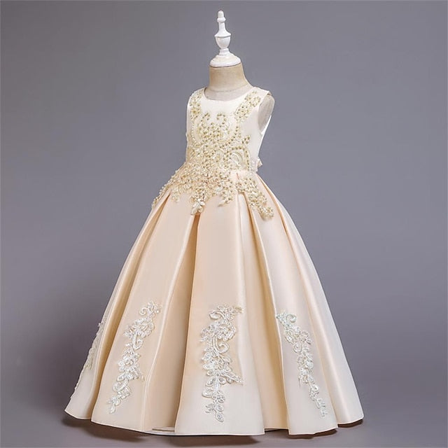 Party Gown Evening Girls' Flower Girl Dress