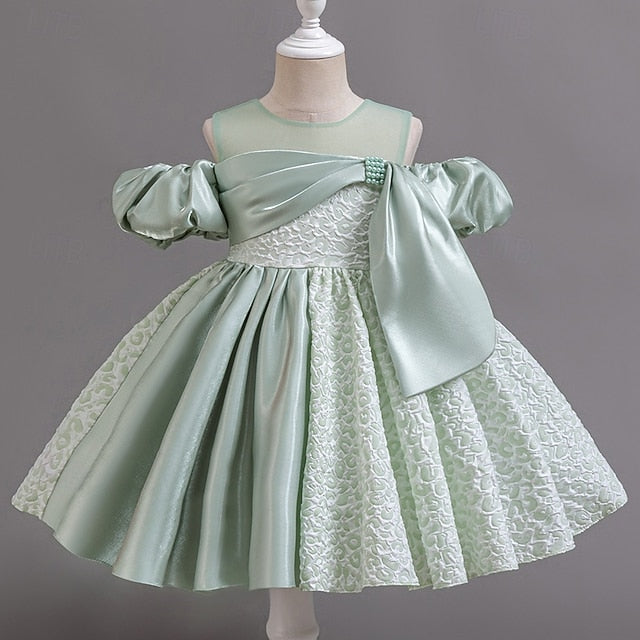 Party Formal Girls' Wedding Flower Girl Dress