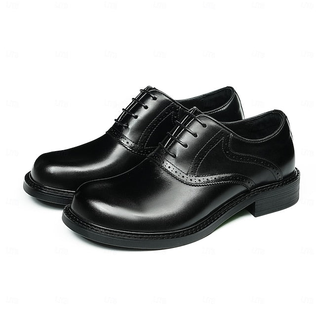 Genuine Leather First Shoes- Layer Oxford Men's