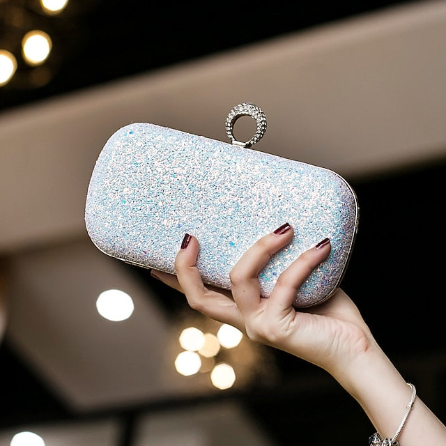 PU Bags Clutch Evening Bag Women's Wristlet Leather