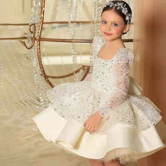 Dress Girls' Communion Girl Flower First