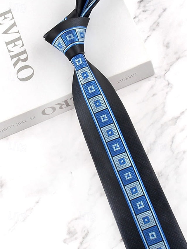 Polyester Pattern with Necktie Classic Men's