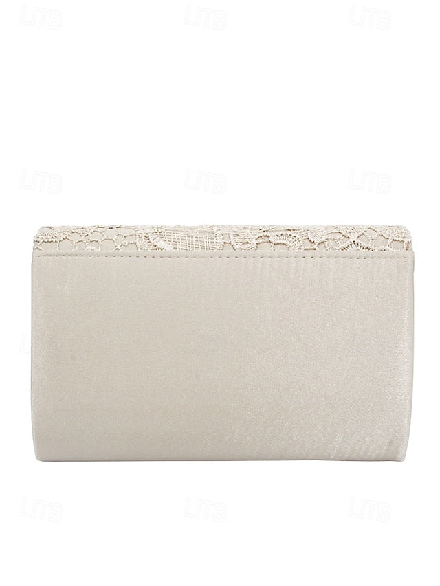 Strap Lace with Evening Clutch Women's Chain Bag