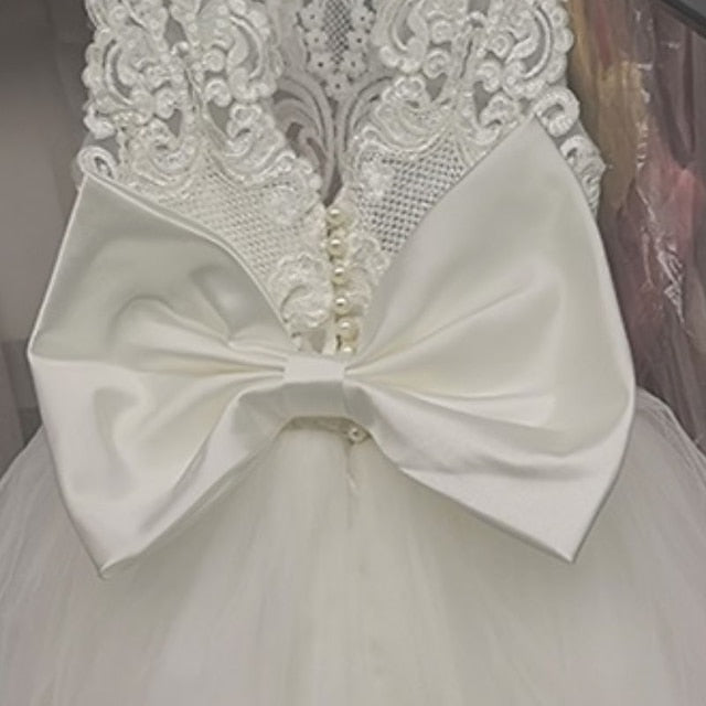 Girls' First Girl Flower Party Communion Dress