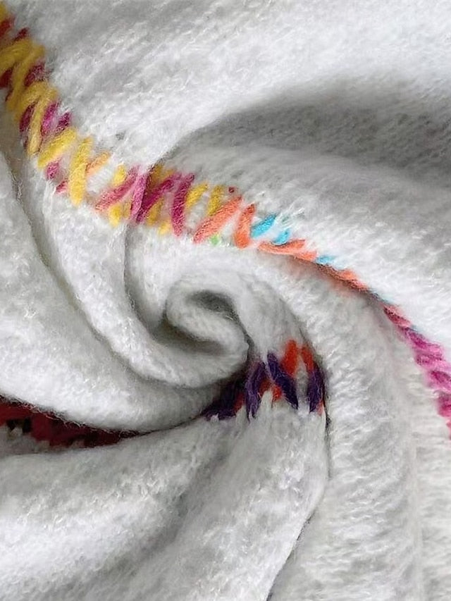 Women's Sweater Pullover Daily Stylish Casual Striped