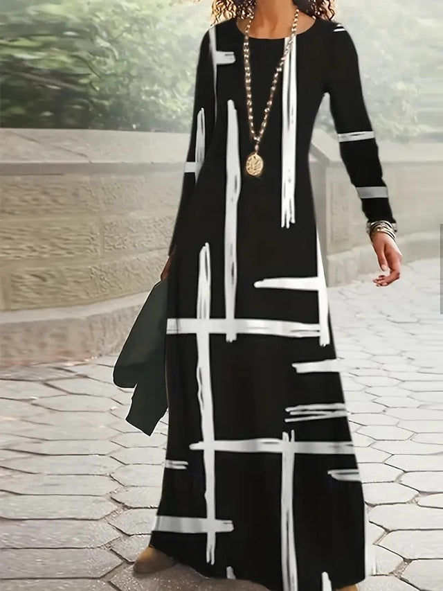 Women's Maxi Dress Shift Dress A Line Dress Casual Boho