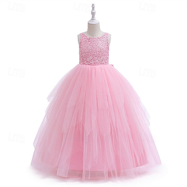 Dress Girl Girls' Kid's Princess Flower