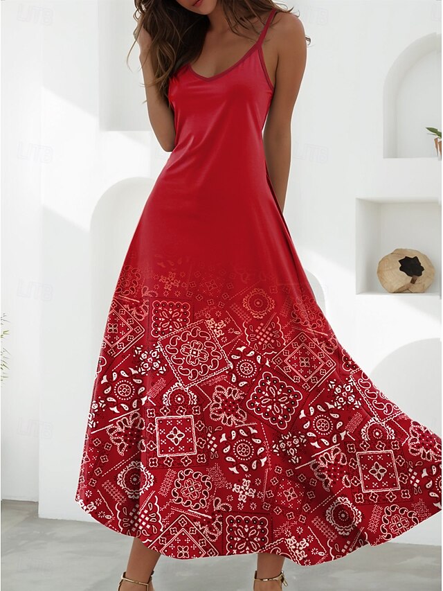 Women's Maxi Dress A Line Dress Slip Dress Vacation Casual