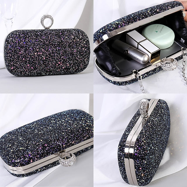 PU Bags Clutch Evening Bag Women's Wristlet Leather